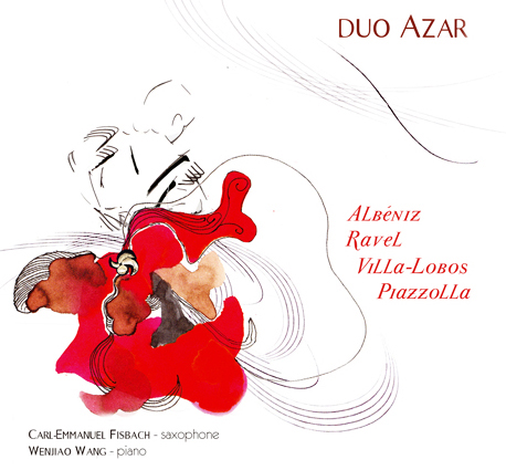 Cover of Duo Azar (2011): Alb&eacute;niz, Ravel, Villa-Lobos, Piazzolla